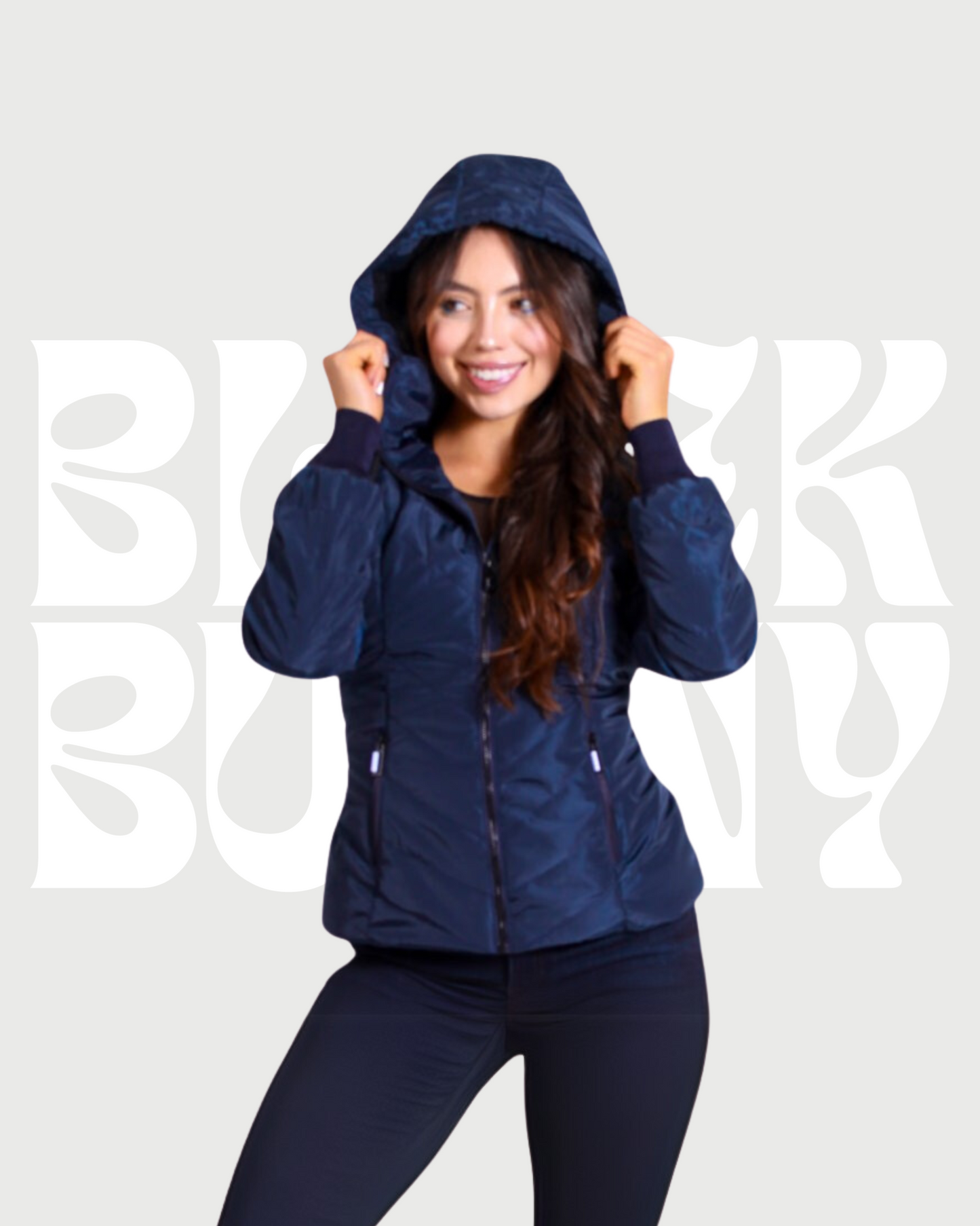 Gaban Parka Impermeable Black Bunny